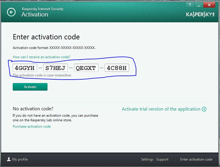 Free kaspersky code activation key